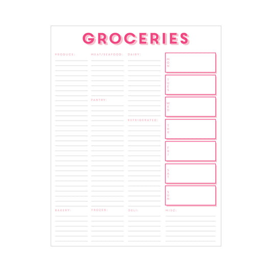 Grocery List